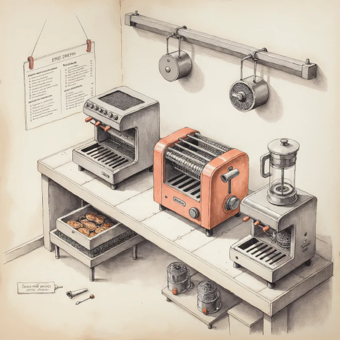 AI marketing system illustration